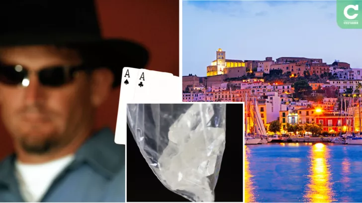 Неизвестный покерист не смог посетить Ибицу с внушительным количеством наркотиков