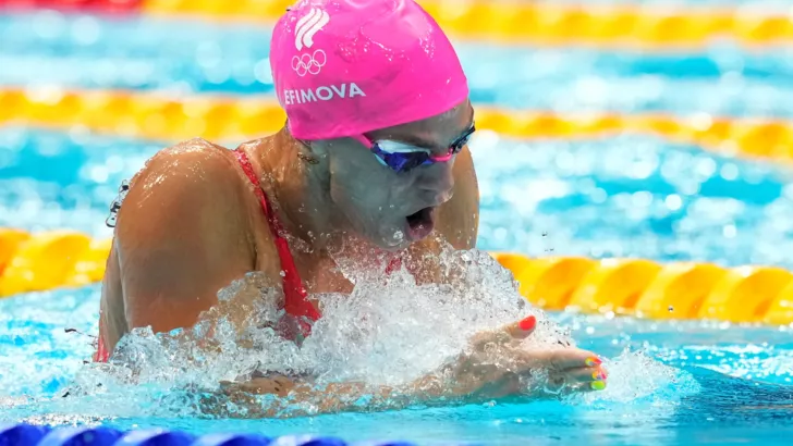 Юлия Ефимова в  полуфинале Олимпиады