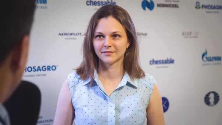 Анна Музычук борется за Кубок мира