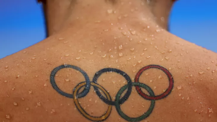 Олимпийское тату пловца Брэда Тэнди