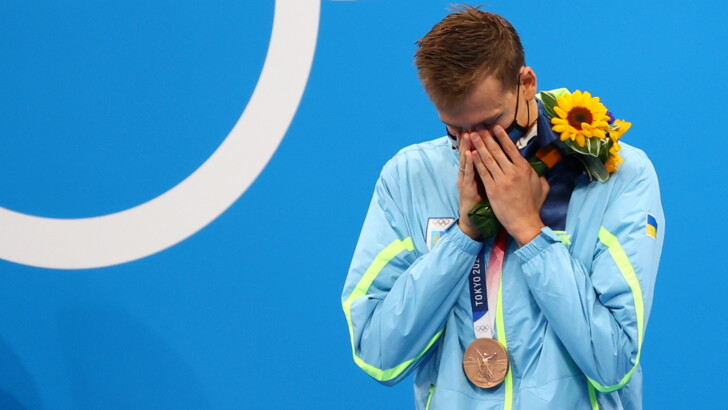 Снова бронза! Четвертую медаль Украины на Олимпиаде завоевал Михаил Романчук. Наш пловец в финальном заплыве на 800 метров вольным стилем показал время на секунду хуже, чем в квалификации. И пролетел мимо "золота" | Фото: Reuters