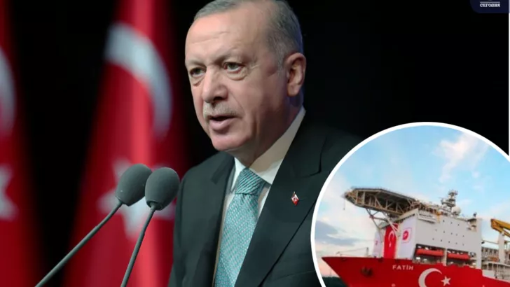 Эрдоган ожидает уменьшить зависимость от внешних поставок голубого топлива. Коллаж: "Сегодня"
