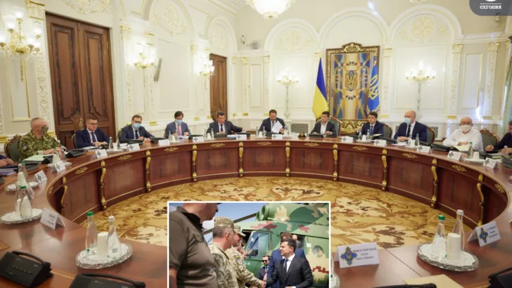 Зеленський проведе засідання РНБО на Донбасі. Колаж "Сьогодні"