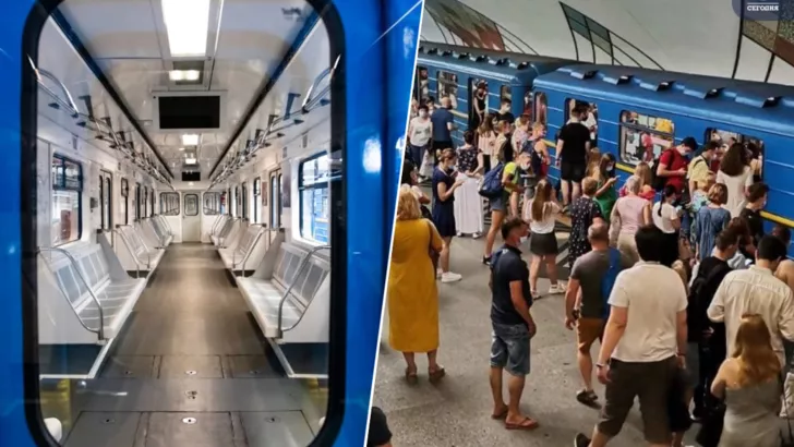 Деякі центральні станції метро перевезли менше пасажирів ніж в минулому році / Фото: колаж "Сьогодні"