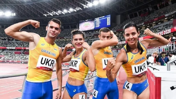 Украинская смешанная эстафета 4х400 метров на Олимпиаде