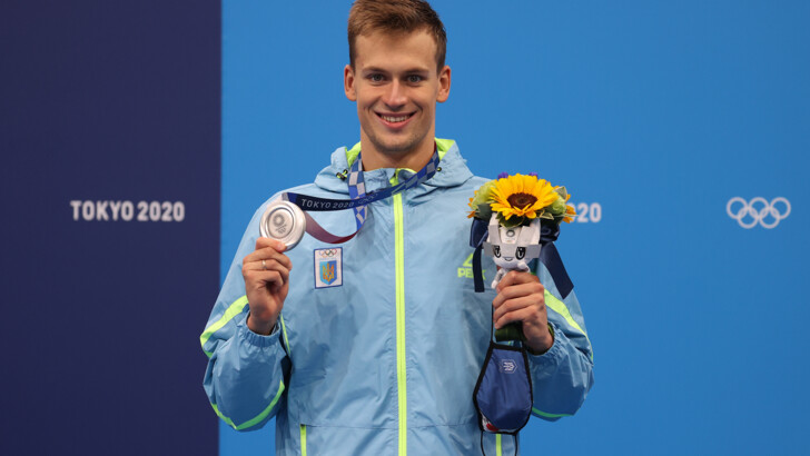 Михаил Романчук завоевал серебро на дистанции 1500 метров вольным стилем | Фото: Getty Images