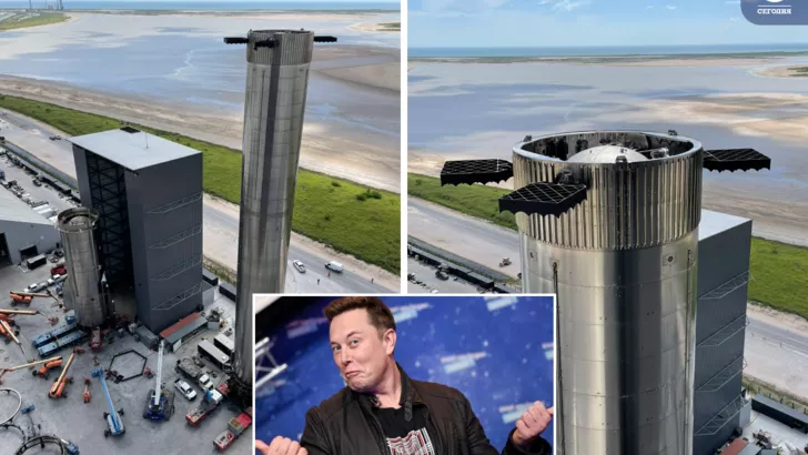 Илон Маск показал ракету Super Heavy / коллаж "Сегодня"