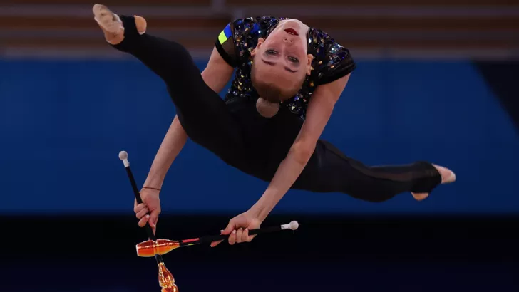 Украинская гимнастка Виктория Оноприенко