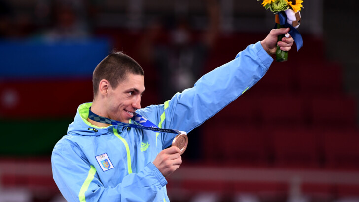 Станислав Горуна бронзовый медалист Олимпиады-2020 в Токио | Фото: Reuters