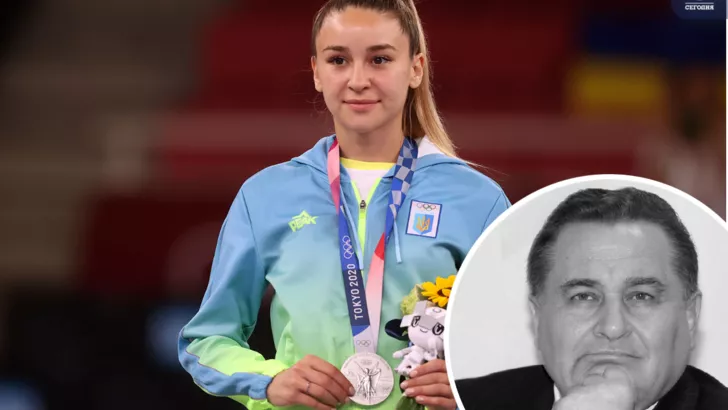 Анжеліка Терлюга на Олімпіаді і смерть Євгена Марчука. Колаж: "Сьогодні"