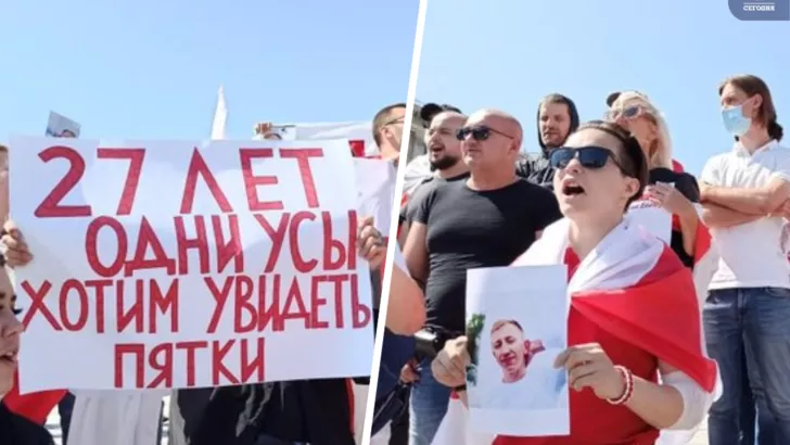 Люди прийшли на Майдан з плакатами / Фото: колаж "Сьогодні"