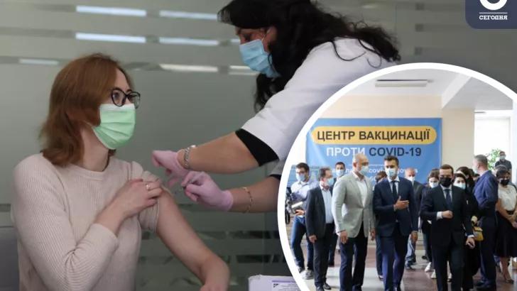 Влада назвала заходи для збільшення темпів вакцинації в Україні. Колаж "Сьогодні"