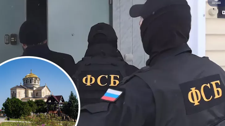 Российские силовики начали терроризировать церкви. Коллаж "Сегодня"