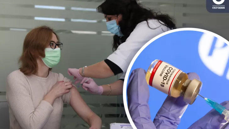 В Україні триває вакцинація проти коронавірусу. Колаж "Сьогодні"