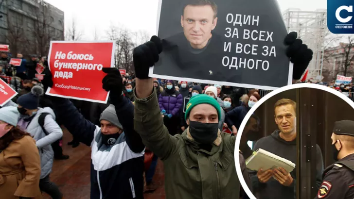 З 2011 року Олексій Навальний не "вилазить" з судів / Фото Reuters / Колаж "Сегодня"