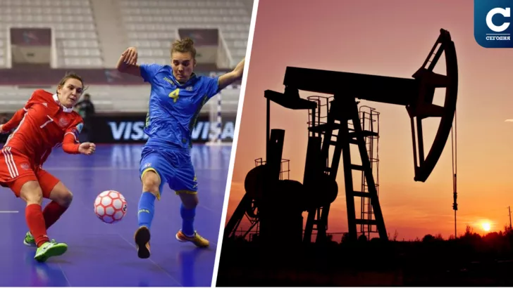 Чемпионат по женскому мини-футболу и отчет по нефти / коллаж "Сегодня"