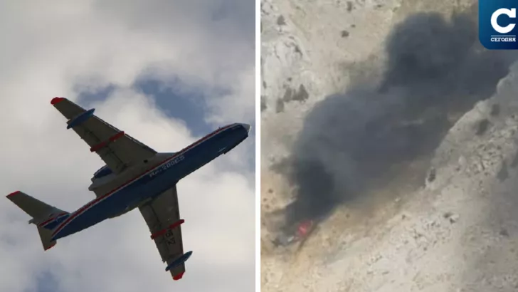 Літак впав при заході на посадку після того, як впорався з пожежею / Фото: колаж "Сьогодні"