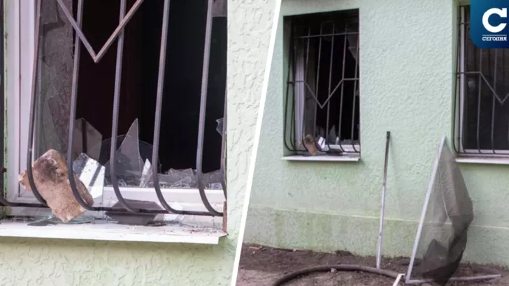 От взрыва в доме выбило окна. Фото: Информатор