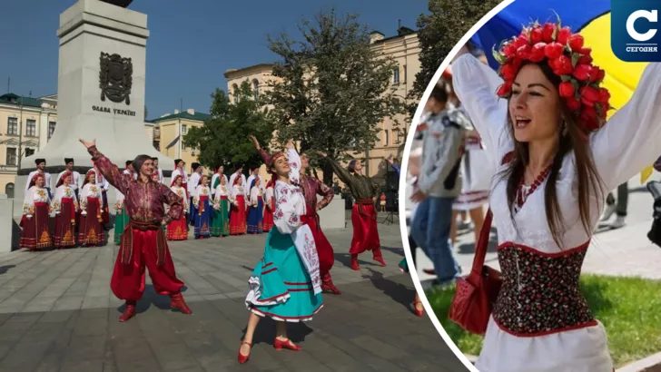 23 августа в Харькове будет возложение цветов, торжественное поднятие флага и праздничная программа. Коллаж "Сегодня"