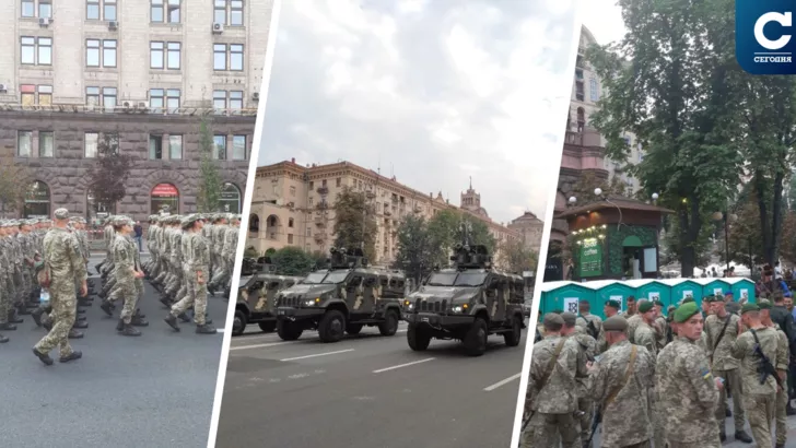 На Хрещатику пройшла репетиція військового параду