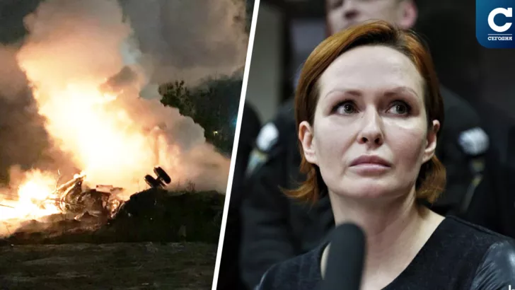 В РФ упал самолет, а Юлия Кузьменко пожаловалась на слежку / коллаж "Сегодня"