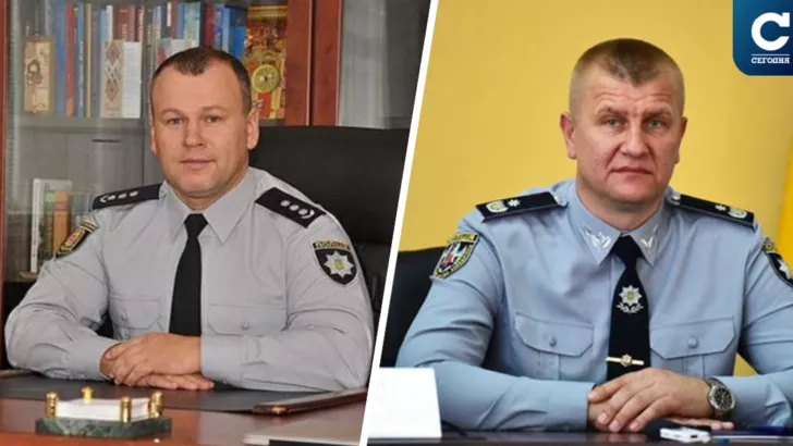 Олег Бех (слева) уходит с поста начальника полиции Одесской области, на его место может прийти Николай Семенишин (справа) / Коллаж "Сегодня"