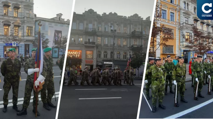 В Киеве 22 августа прошла генеральная репетиция парада / коллаж "Сегодня"