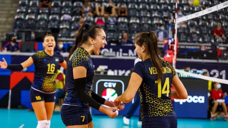 Женская сборная Украины по волейболу одержала вторую победу на Евро-2021