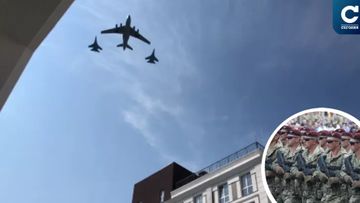Военные самолеты в небе. Фото: коллаж "Сегодня"