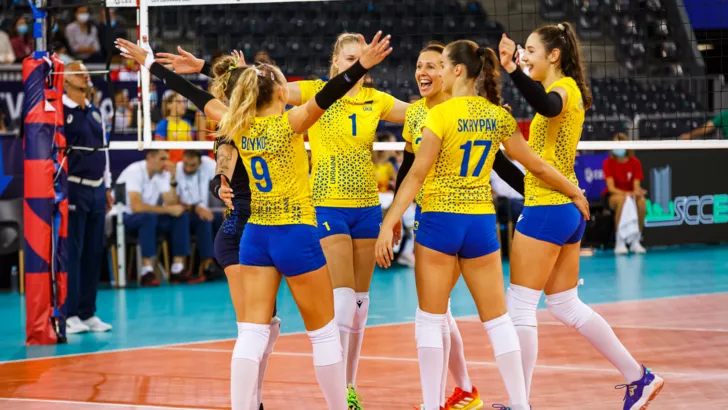 Женская сборная Украины по волейболу победила Румынию на чемпионате Европы