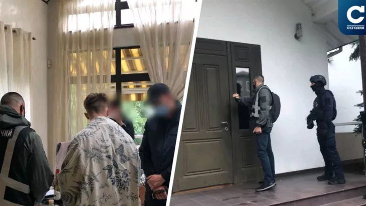 Полицейские задержали мошенника в его доме, под Киевом / Фото: коллаж "Сегодня"