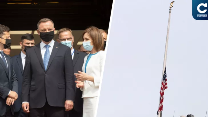 Зеленский побывал с визитом в Кишиневе, где встретился с президентами Молдовы, Польши и Румынии, а в США скорбели за погибшими в Кабуле / Коллаж "Сегодня"