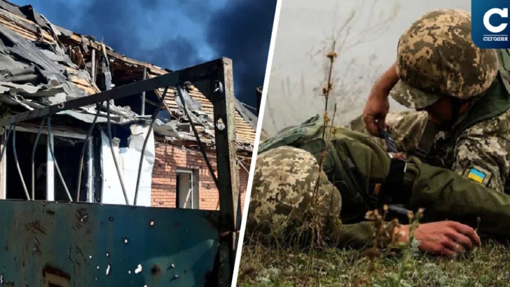 Українські військові відкривали вогонь у відповідь/Фото: колаж "Сьогодні"