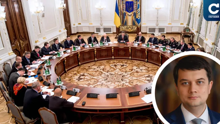Председатель Верховной Рады рассказал, будет ли заседание СНБО. Фото: коллаж "Сегодня"