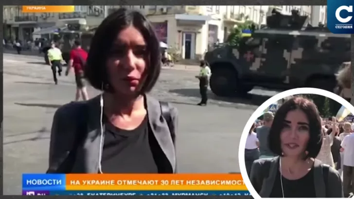 Мария Коровина постоянно работает в Киеве в прямом эфире / Коллаж "Сегодня"
