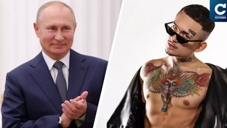Российский рэпер Morgenshtern (на фото справа) заявил о президентских амбициях. Коллаж: "Сегодня"