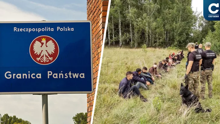 Через нелегалів Польща ввела надзвичайний стан на кордоні з Білоруссю. Фото: колаж "Сьогодні"