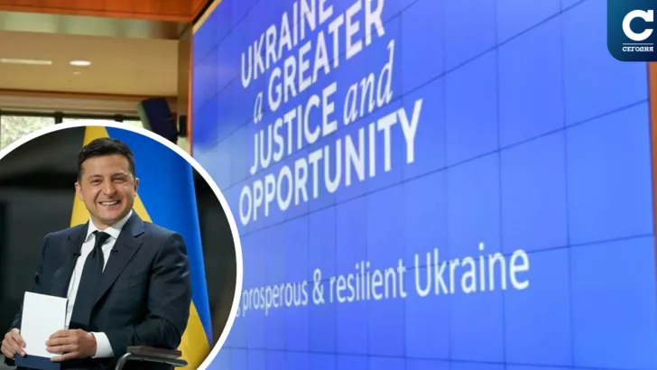 Зеленский представил "План трансформации Украины" на 5-10 лет. Фото: коллаж "Сегодня"
