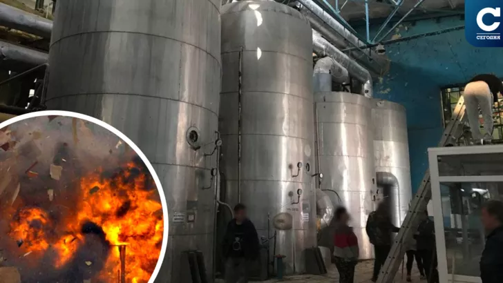 Под Киевом произошел взрыв в одном из цехов сахарного завода
