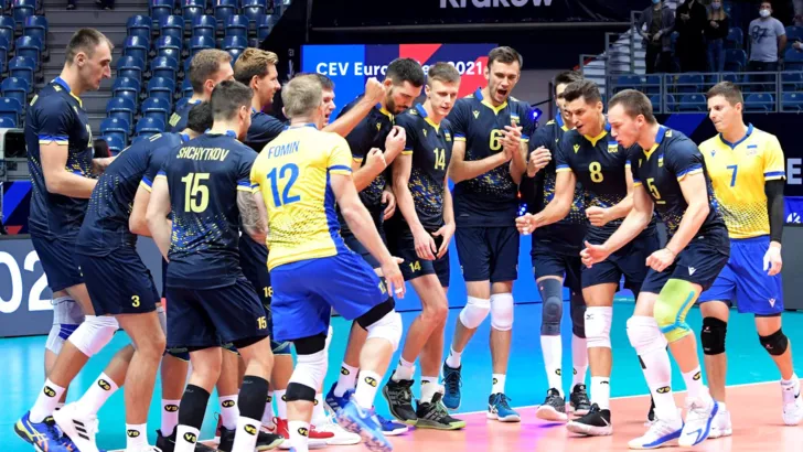 Сборная Украины по волейболу вышла в 1/8 чемпионата Европы