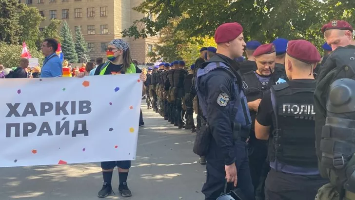 У Харкові проходить ЛГБТ-марш. Фото: Суспільне