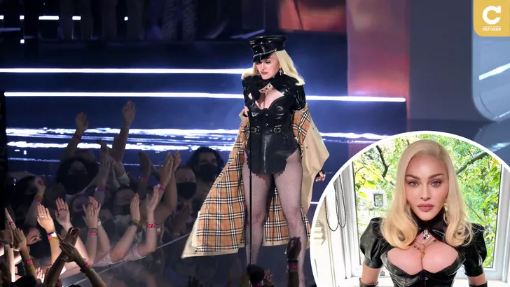 Мадонна появилась на публике в эпатажном наряде