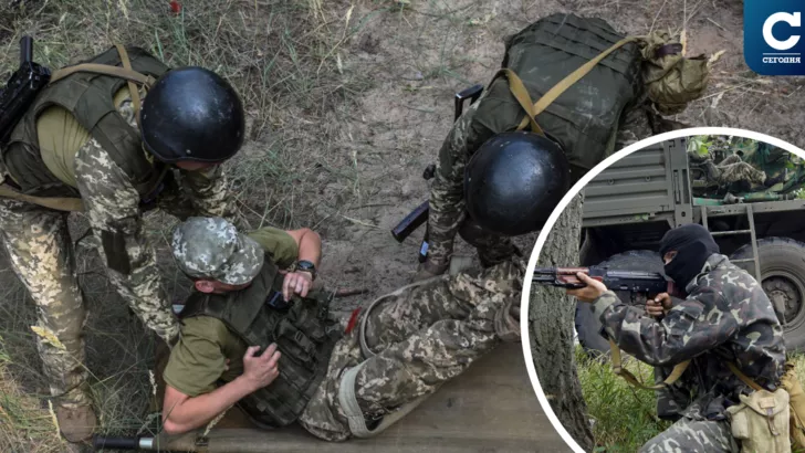 Боевики открыли огонь по украинским военным. Коллаж "Сегодня"