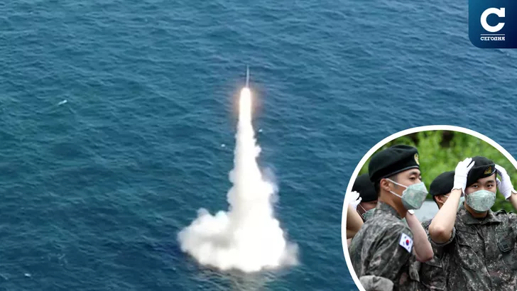 Южная Корея провела успешный запуск баллистической ракеты. Коллаж: "Сегодня"