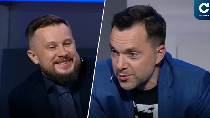 Билецкий (слева) и Арестович объяснили, почему считают друг друга клоунами. Коллаж "Сегодня"