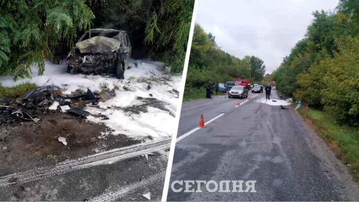 Два авто столкнулись в Киевской области