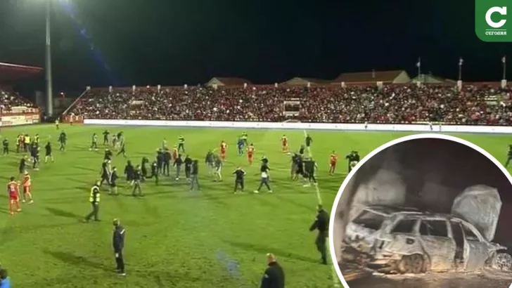 Фанати зірвали футбольний матч в Боснії