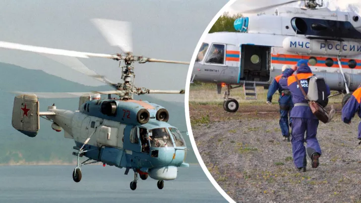 На Камчатке вертолёт Ка-27 не вышел на связь. Коллаж "Сегодня".