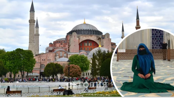 Савченко в Туреччині одягла паранджу
