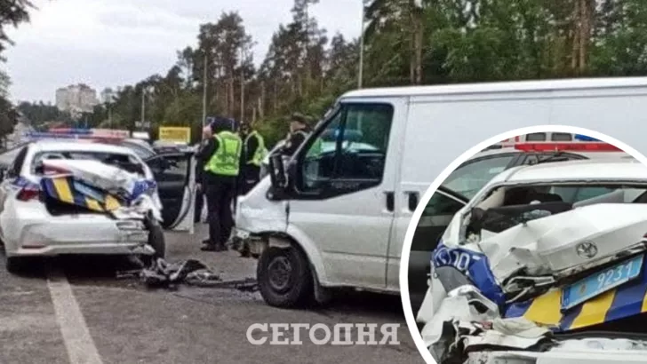 Происшествие случилось на Брест-Литовском шоссе